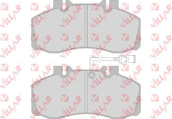 Villar 626.0760 - Kit de plaquettes de frein, frein à disque cwaw.fr