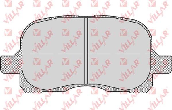 Villar 626.0768 - Kit de plaquettes de frein, frein à disque cwaw.fr