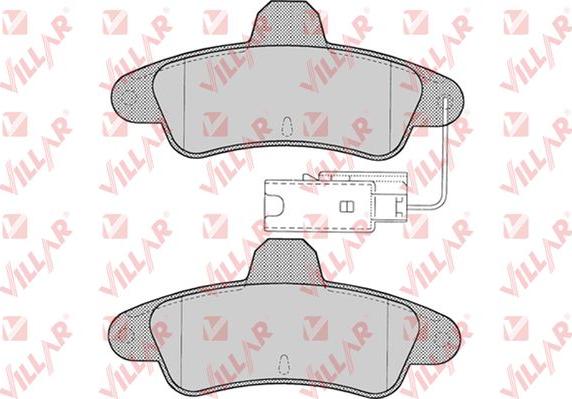 Villar 626.0716 - Kit de plaquettes de frein, frein à disque cwaw.fr