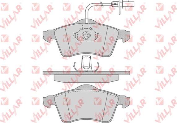 Villar 626.0787 - Kit de plaquettes de frein, frein à disque cwaw.fr