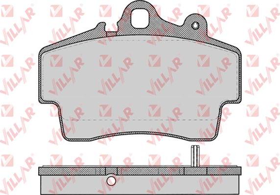 Villar 626.0722 - Kit de plaquettes de frein, frein à disque cwaw.fr