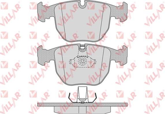 Villar 626.0771 - Kit de plaquettes de frein, frein à disque cwaw.fr