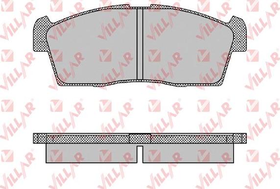 Villar 626.1442 - Kit de plaquettes de frein, frein à disque cwaw.fr