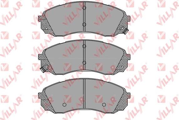 Villar 626.1451 - Kit de plaquettes de frein, frein à disque cwaw.fr