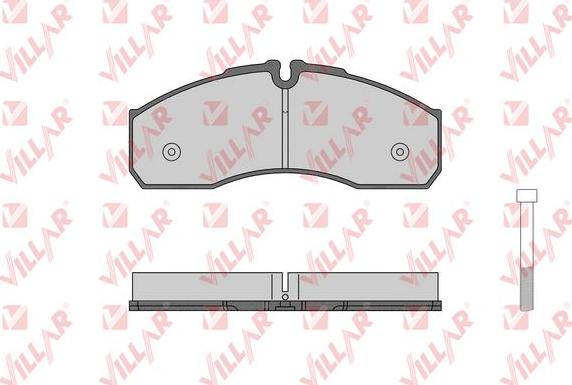 Villar 626.1462 - Kit de plaquettes de frein, frein à disque cwaw.fr