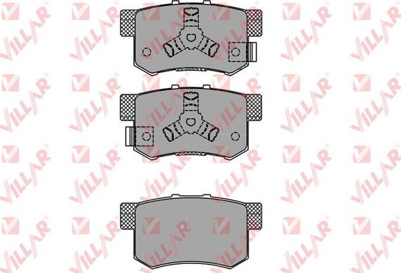 Villar 626.1404 - Kit de plaquettes de frein, frein à disque cwaw.fr