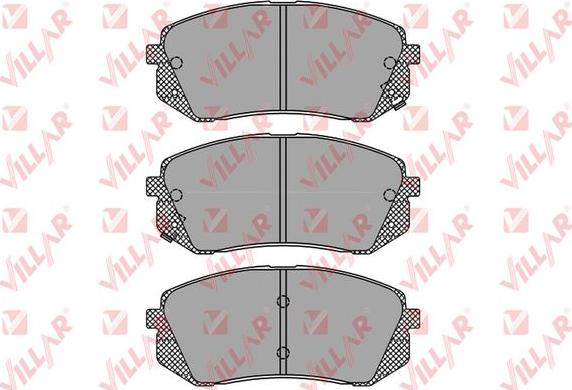 Villar 626.1415 - Kit de plaquettes de frein, frein à disque cwaw.fr