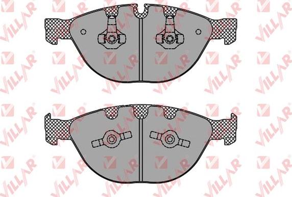 Villar 626.1410 - Kit de plaquettes de frein, frein à disque cwaw.fr