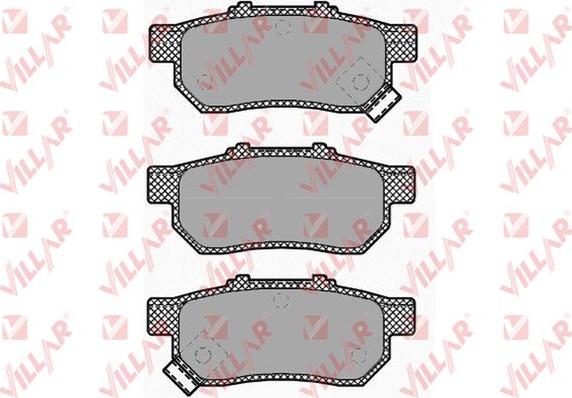 Villar 626.1425 - Kit de plaquettes de frein, frein à disque cwaw.fr