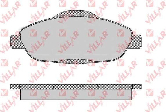 Villar 626.1471 - Kit de plaquettes de frein, frein à disque cwaw.fr