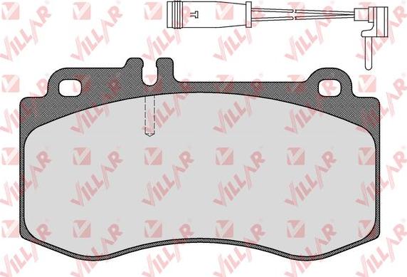 Villar 626.1592A - Kit de plaquettes de frein, frein à disque cwaw.fr