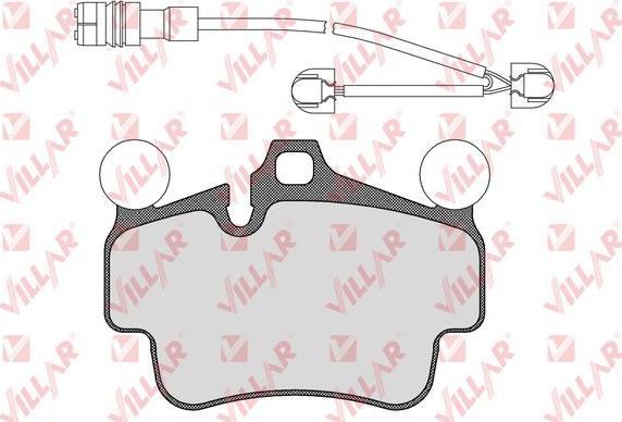 Villar 626.1559A - Kit de plaquettes de frein, frein à disque cwaw.fr