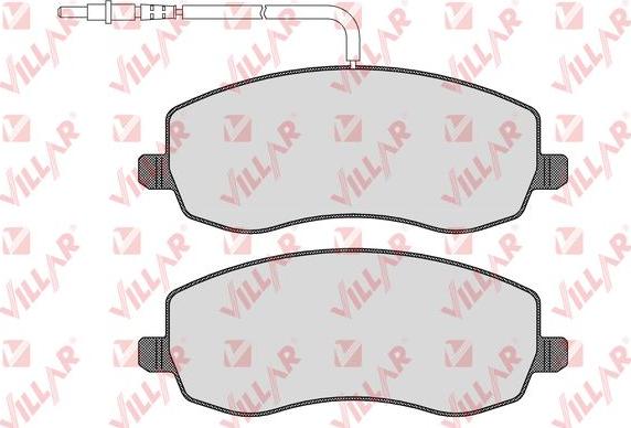 Villar 626.1557 - Kit de plaquettes de frein, frein à disque cwaw.fr