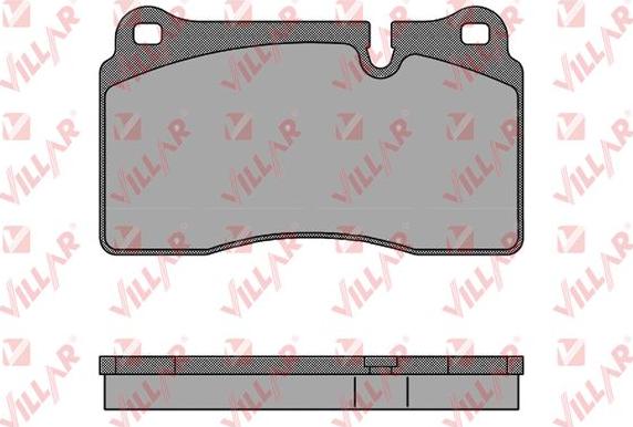 Villar 626.1505 - Kit de plaquettes de frein, frein à disque cwaw.fr