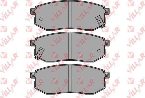 Villar 626.1514 - Kit de plaquettes de frein, frein à disque cwaw.fr