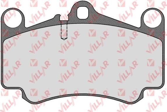 Villar 626.1588 - Kit de plaquettes de frein, frein à disque cwaw.fr