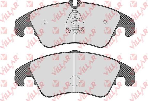 Villar 626.1532 - Kit de plaquettes de frein, frein à disque cwaw.fr