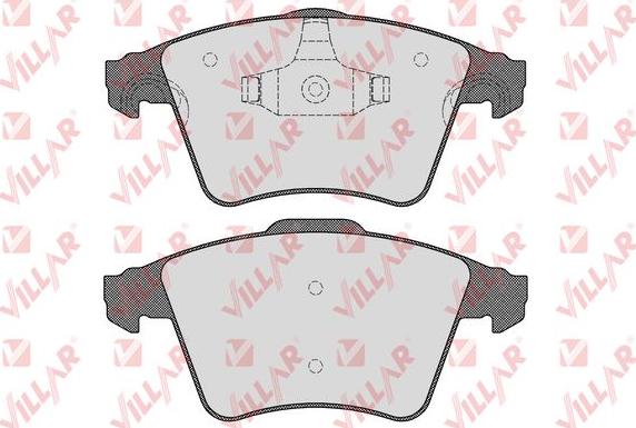 Villar 626.1527 - Kit de plaquettes de frein, frein à disque cwaw.fr