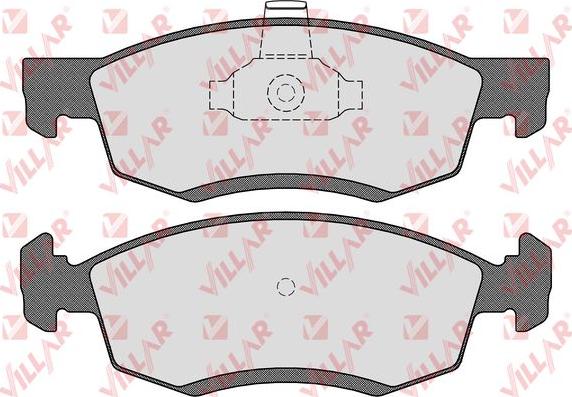 Villar 626.1654 - Kit de plaquettes de frein, frein à disque cwaw.fr