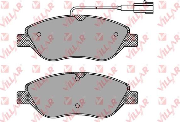 Villar 626.1658 - Kit de plaquettes de frein, frein à disque cwaw.fr