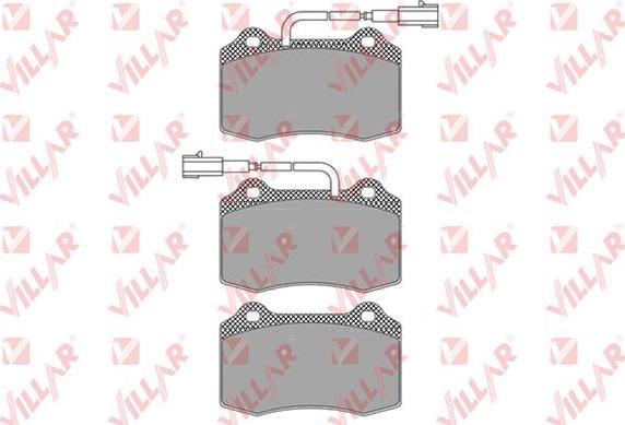 Villar 626.1665 - Kit de plaquettes de frein, frein à disque cwaw.fr