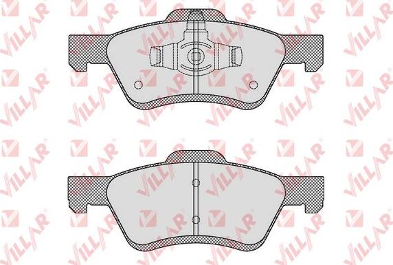 Villar 626.1622 - Kit de plaquettes de frein, frein à disque cwaw.fr