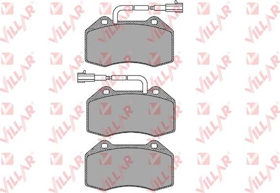 Villar 626.1671 - Kit de plaquettes de frein, frein à disque cwaw.fr