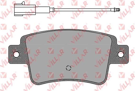 Villar 626.1677 - Kit de plaquettes de frein, frein à disque cwaw.fr