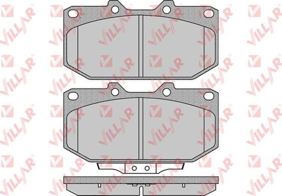 Villar 626.1049 - Kit de plaquettes de frein, frein à disque cwaw.fr