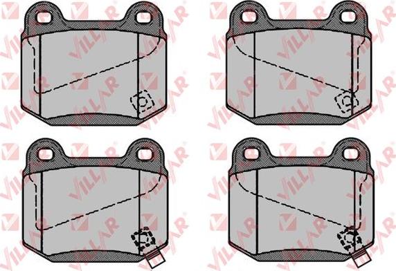 Villar 626.1056 - Kit de plaquettes de frein, frein à disque cwaw.fr