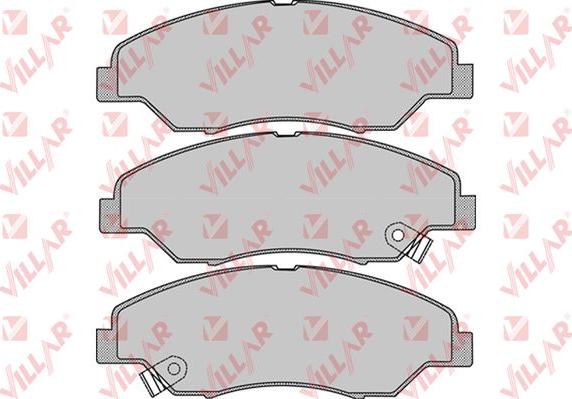 Villar 626.1053 - Kit de plaquettes de frein, frein à disque cwaw.fr