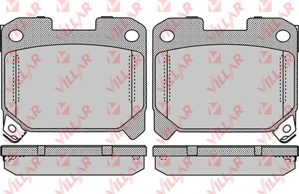 Villar 626.1052 - Kit de plaquettes de frein, frein à disque cwaw.fr