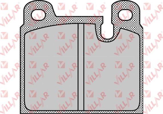 Villar 626.1057 - Kit de plaquettes de frein, frein à disque cwaw.fr