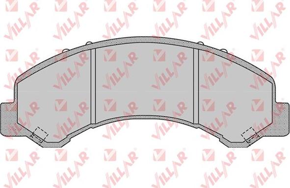 Villar 626.1064 - Kit de plaquettes de frein, frein à disque cwaw.fr