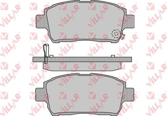 Villar 626.1062 - Kit de plaquettes de frein, frein à disque cwaw.fr