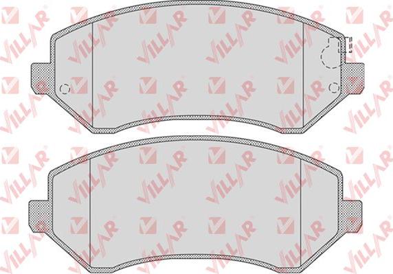 Villar 626.1005 - Kit de plaquettes de frein, frein à disque cwaw.fr