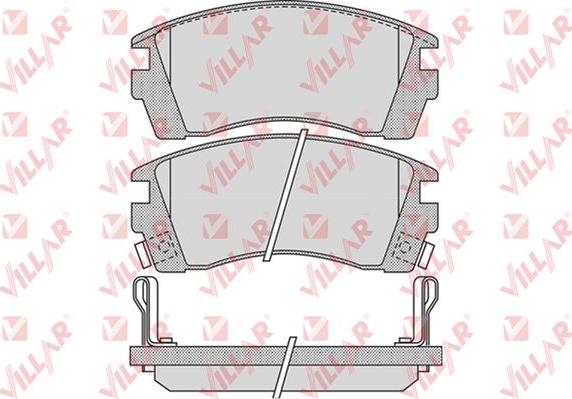 Villar 626.1011 - Kit de plaquettes de frein, frein à disque cwaw.fr