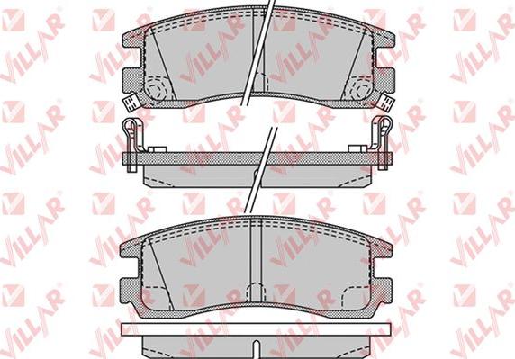 Villar 626.1031 - Kit de plaquettes de frein, frein à disque cwaw.fr