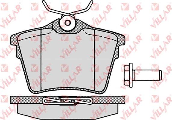 Villar 626.1195 - Kit de plaquettes de frein, frein à disque cwaw.fr