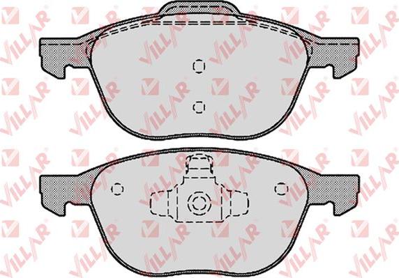 Villar 626.1190 - Kit de plaquettes de frein, frein à disque cwaw.fr