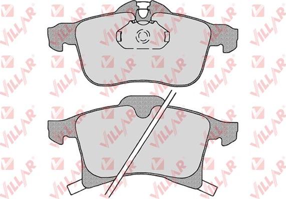 Villar 626.1197 - Kit de plaquettes de frein, frein à disque cwaw.fr