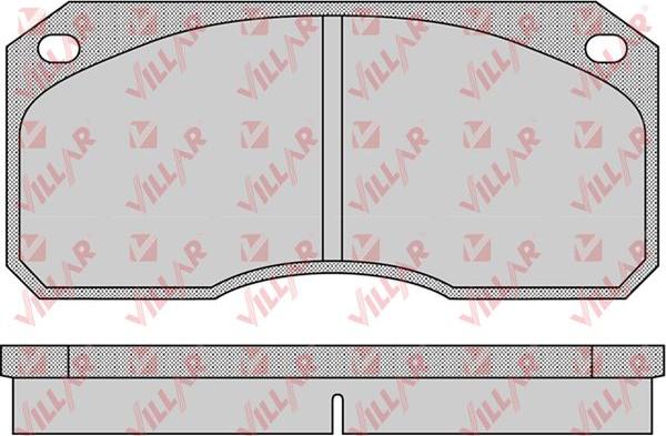 Villar 626.1144 - Kit de plaquettes de frein, frein à disque cwaw.fr