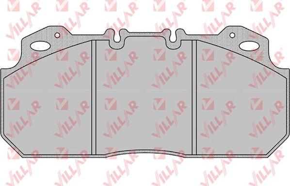 Villar 626.1161 - Kit de plaquettes de frein, frein à disque cwaw.fr