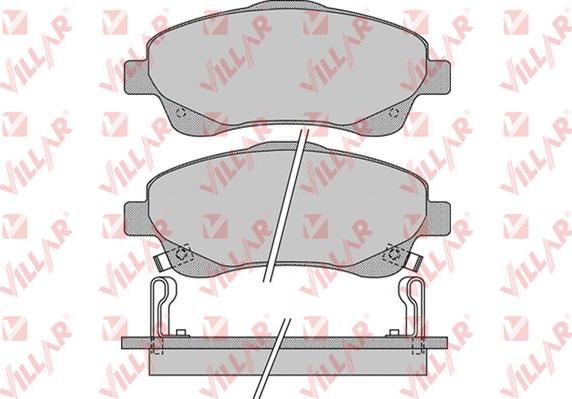 Villar 626.1114 - Kit de plaquettes de frein, frein à disque cwaw.fr