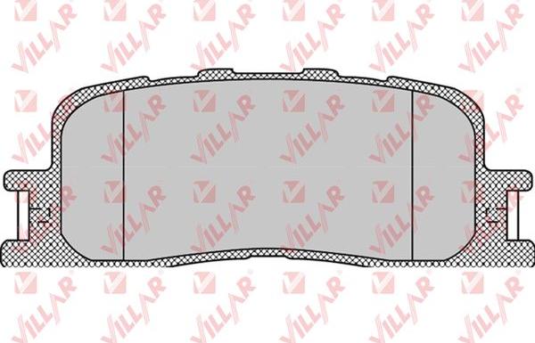 Villar 626.1115 - Kit de plaquettes de frein, frein à disque cwaw.fr