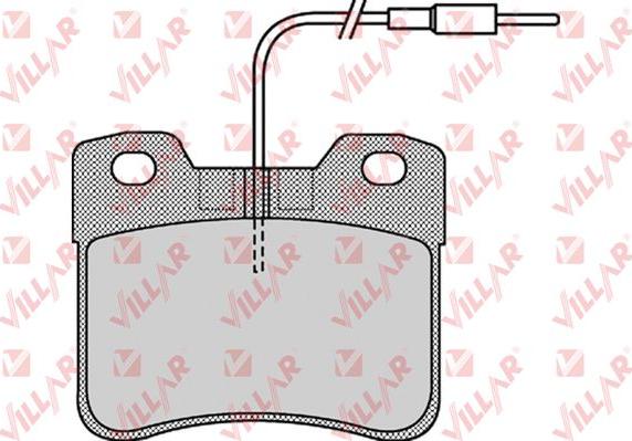 Villar 626.1135 - Kit de plaquettes de frein, frein à disque cwaw.fr