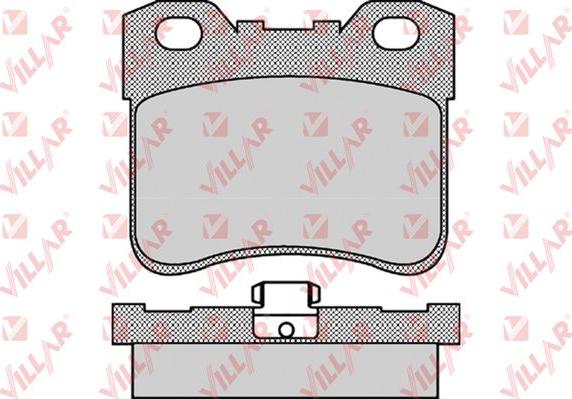 Villar 626.1130 - Kit de plaquettes de frein, frein à disque cwaw.fr