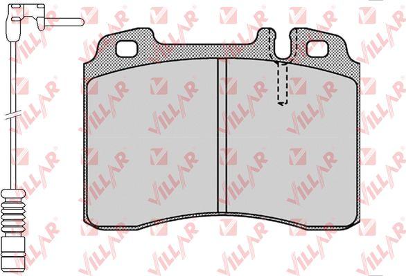 Villar 626.1131A - Kit de plaquettes de frein, frein à disque cwaw.fr