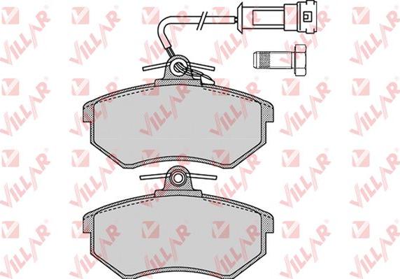 Villar 626.1137 - Kit de plaquettes de frein, frein à disque cwaw.fr