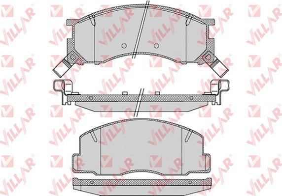 Villar 626.1126 - Kit de plaquettes de frein, frein à disque cwaw.fr